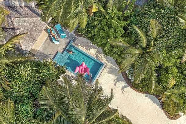 Kandima Maldives - Wohnbeispiel Beach Pool Villa with Swirlpool (Zimmercodierungen VB2 & VB3)