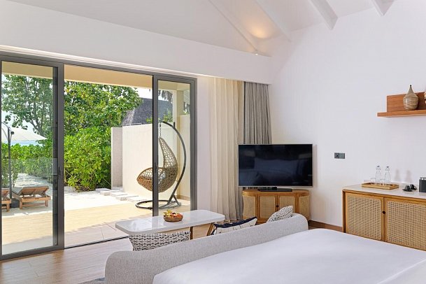 dusitD2 Feydhoo Maldives - Wohnbeispiel Beach Villa (Zimmercodierungen VB1 & VV1)