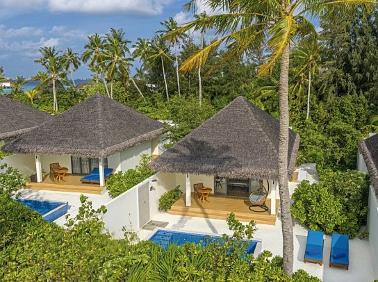 dusitD2 Feydhoo Maldives - Wohnbeispiel Beach Pool Villa (Zimmercodierungen VB2 & VV3)