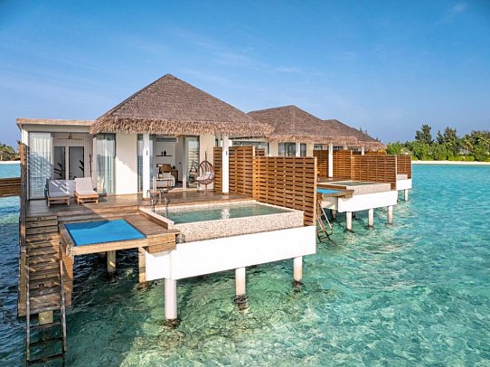 dusitD2 Feydhoo Maldives - Wohnbeispiel Overwater Pool Villa (Zimmercodierungen VX2 & VV4)