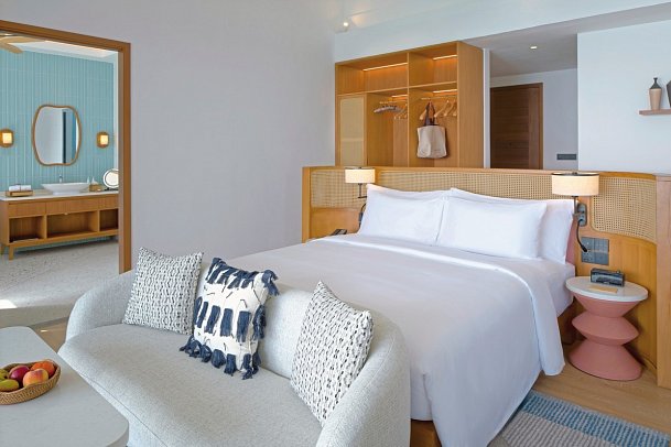 dusitD2 Feydhoo Maldives - Wohnbeispiel Overwater Pool Villa (Zimmercodierungen VX2 & VV4)