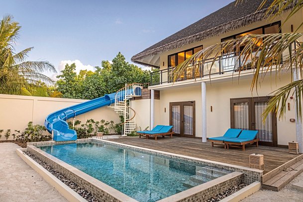 dusitD2 Feydhoo Maldives - Wohnbeispiel Two Bedroom Garden Residence with Private Pool (Zimmercodierung VB3)