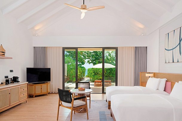 dusitD2 Feydhoo Maldives - Wohnbeispiel Beach Villa (Zimmercodierung VB1)