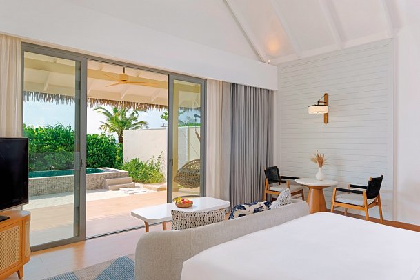 dusitD2 Feydhoo Maldives - Wohnbeispiel Beach Pool Villa (Zimmercodierung VB2)