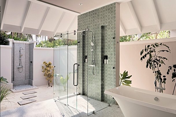 Finolhu, a Seaside Collection Resort - Beispiel Bad Private Pool Villa (Zimmercodierungen VB2 & VB3)