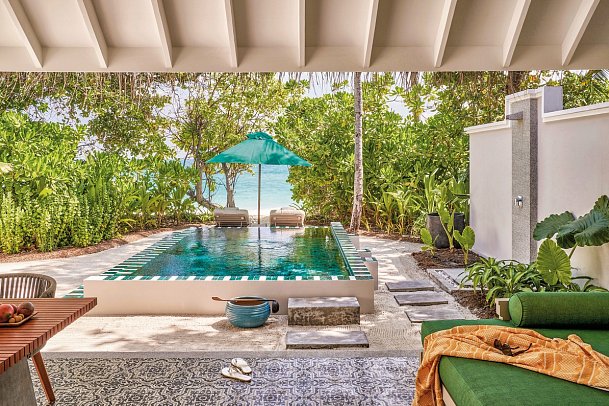 Finolhu, a Seaside Collection Resort - Wohnbeispiel Beach Pool Villa (Zimmercodierungen VB3 & FB2)