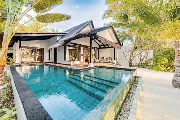 OZEN LIFE Maadhoo - Wohnbeispiel Earth Pool Pavilion (Zimmercodierung WB1)