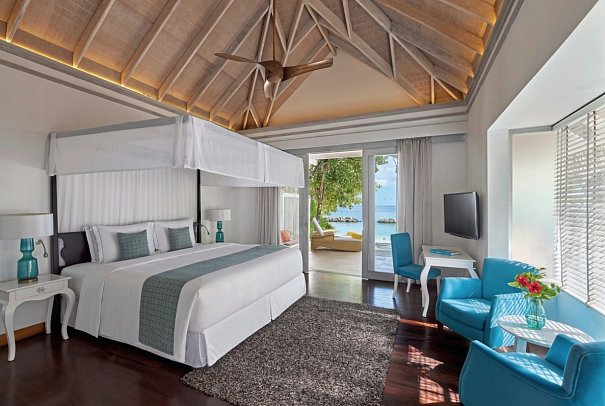 NH Maldives Kuda Rah Resort - Wohnbeispiel Beach Villa with Private Pool (Zimmercodierungen VB1 & VV1)