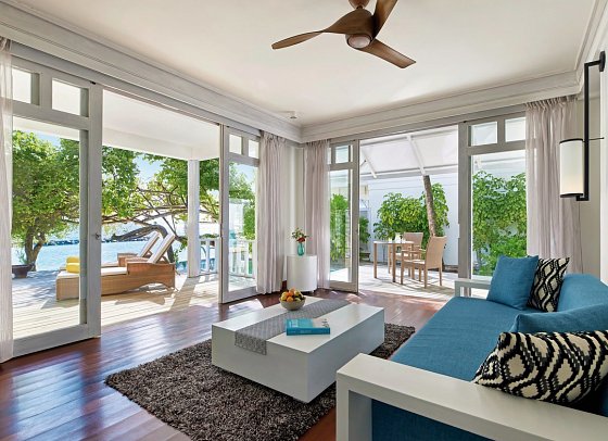 NH Maldives Kuda Rah Resort - Wohnbeispiel Beach Duplex Suite with Private Pool (Zimmercodierungen VB2 & VV2)