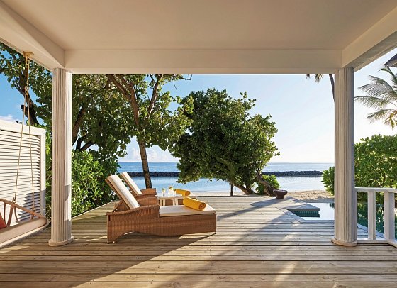 NH Maldives Kuda Rah Resort - Wohnbeispiel Duplex Beach Villa with Private Pool (Zimmercodierungen VB3 & VV4)