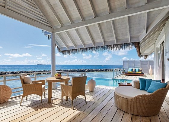 NH Maldives Kuda Rah Resort - Wohnbeispiel Over Water Suite with Private Pool (Zimmercodierungen VX2 & VV5)