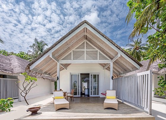 NH Maldives Kuda Rah Resort - Wohnbeispiel Beach Villa with Private Pool (Zimmercodierungen VB1 & VV1)