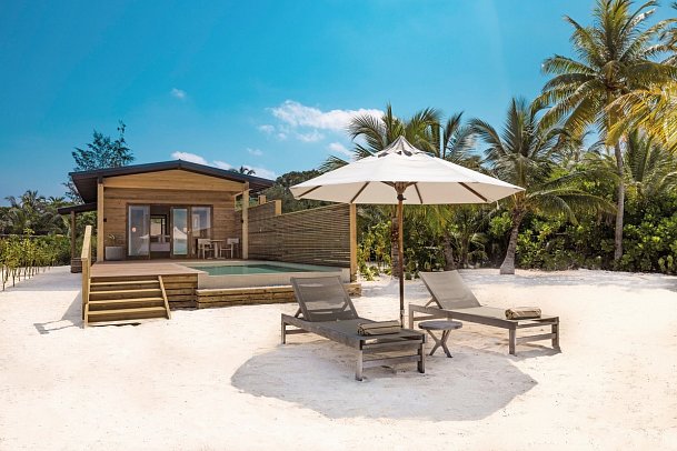 Nala Maldives by Jawakara - Wohnbeispiel Sunset Beach Pool Villa (Zimmercodierungen VB3, VV3, VD3 & VT3)
