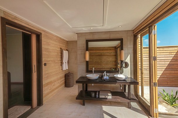 Nala Maldives by Jawakara - Beispiel Bad Sunset Beach Pool Villa (Zimmercodierungen VB3, VV3, VD3 & VT3)
