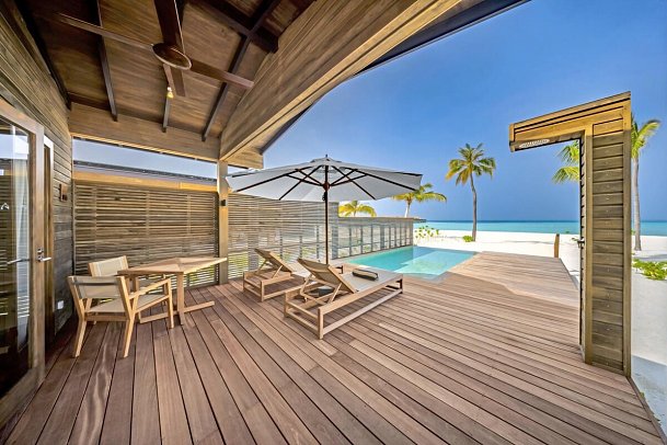 Nala Maldives by Jawakara - Wohnbeispiel Sunset Beach Pool Villa (Zimmercodierungen VB3, VV3, VD3 & VT3)