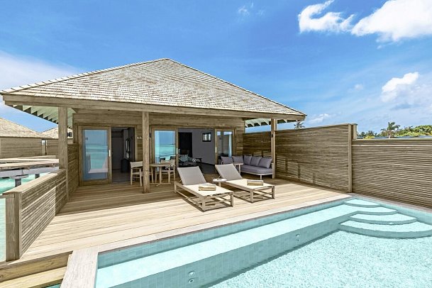 Nala Maldives by Jawakara - Wohnbeispiel Ocean Pool Villa (Zimmercodierungen VX1, VV4, VD4 & VT4)