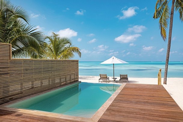Nala Maldives by Jawakara - Wohnbeispiel Sunset Beach Pool Villa (Zimmercodierungen VB3, VV3, VD3 & VT3)