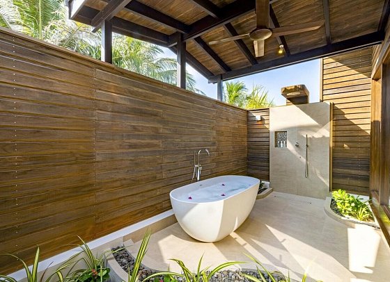 Nala Maldives by Jawakara - Beispiel Bad Romantic Beach Villa (Zimmercodierungen VB2, VV2, VD2 & VT2)