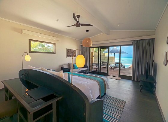 Nala Maldives by Jawakara - Wohnbeispiel Sunset Beach Pool Villa (Zimmercodierungen VB3, VV3, VD3 & VT3)