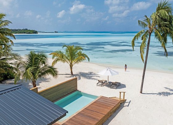Nala Maldives by Jawakara - Wohnbeispiel Sunset Beach Pool Villa (Zimmercodierungen VB3, VV3, VD3 & VT3)