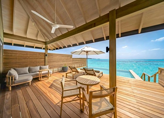 Nala Maldives by Jawakara - Wohnbeispiel Ocean Pool Villa (Zimmercodierungen VX1, VV4, VD4 & VT4)