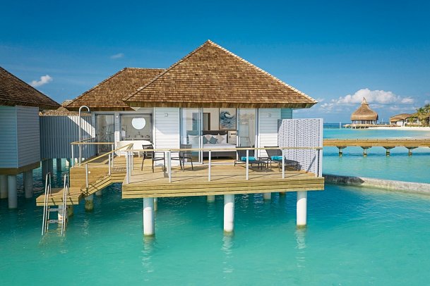 Outrigger Maldives Maafushivaru Resort - Wohnbeispiel Over Water Villa (Zimmercodierung VX1)