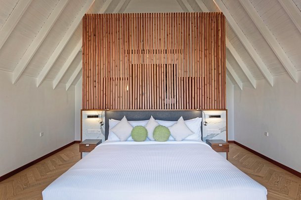 Outrigger Maldives Maafushivaru Resort - Wohnbeispiel Two Bedroom Beach Villa (Zimmercodierung VB3)