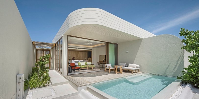 Centara Grand Lagoon Maldives - Wohnbeispiel Sunset Beach Pool Villa (Zimmercodierung VB1)