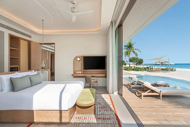 Centara Grand Lagoon Maldives - Wohnbeispiel Beach Pool Villa (Zimmercodierungen VB1, VB2, VV4 & VV5)