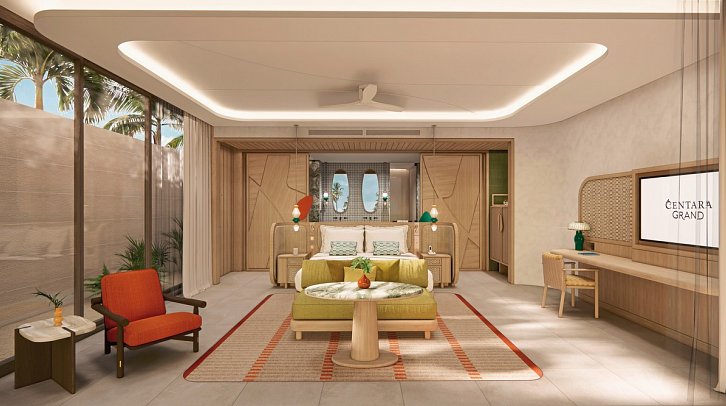 Centara Grand Lagoon Maldives - Wohnbeispiel Beach Pool Villa (Zimmercodierungen VB1, VB2, VV4 & VV5)