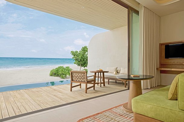 Centara Grand Lagoon Maldives - Wohnbeispiel Sunrise Beach Pool Villa (Zimmercodierung VB2)