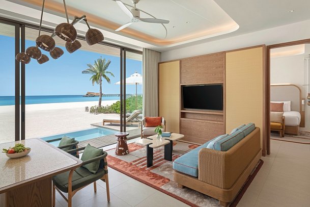 Centara Grand Lagoon Maldives - Wohnbeispiel Grand Two-Bedroom Beach Pool Villa (Zimmercodierung VB3)
