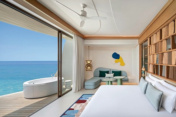 Centara Grand Lagoon Maldives - Wohnbeispiel One-Bedroom Overwater Villa with Jacuzzi (Zimmercodierung VX1)
