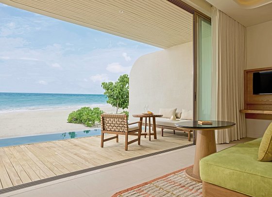 Centara Grand Lagoon Maldives - Wohnbeispiel Beach Pool Villa (Zimmercodierungen VB1, VB2, VV4 & VV5)