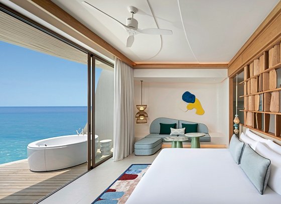 Centara Grand Lagoon Maldives - Wohnbeispiel One-Bedroom Overwater Villa with Jacuzzi (Zimmercodierungen VX1 & VV1)