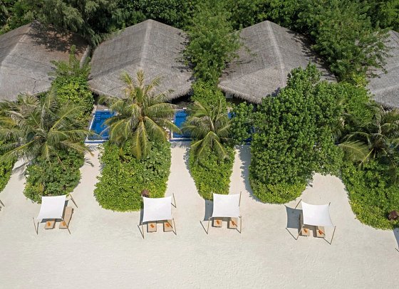 Grand Park Kodhipparu - Wohnbeispiel Beach Pool Villa (Zimmercodierungen VB1 & VV3)