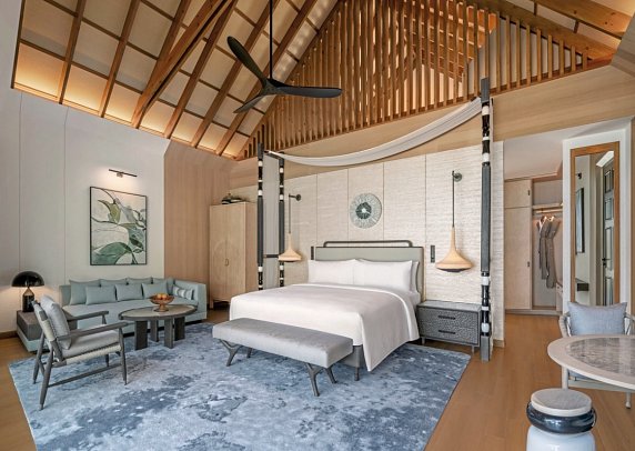 JW Marriott Maldives Kaafu Atoll Island Resort - Wohnbeispiel Beach Pool Villa (Zimmercodierungen VB1 & VB2)