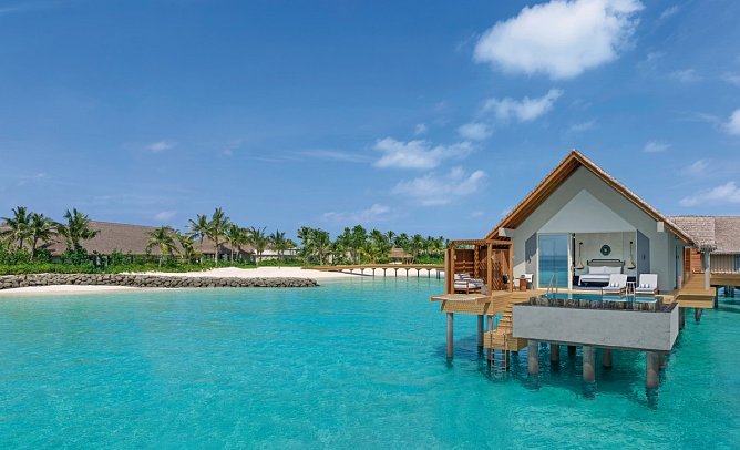 JW Marriott Maldives Kaafu Atoll Island Resort - Wohnbeispiel Overwater Pool Villa (Zimmercodierung VX1)
