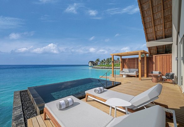 JW Marriott Maldives Kaafu Atoll Island Resort - Wohnbeispiel Overwater Pool Villa (Zimmercodierung VX1)