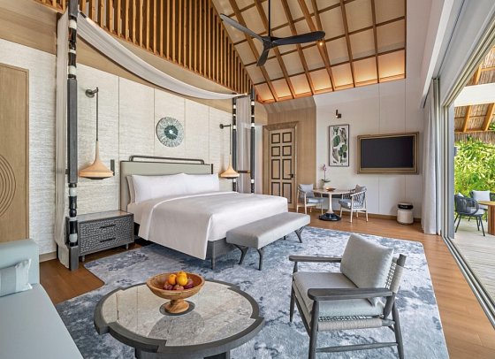 JW Marriott Maldives Kaafu Atoll Island Resort - Wohnbeispiel Beach Pool Villa (Zimmercodierungen VB1 & VB2)