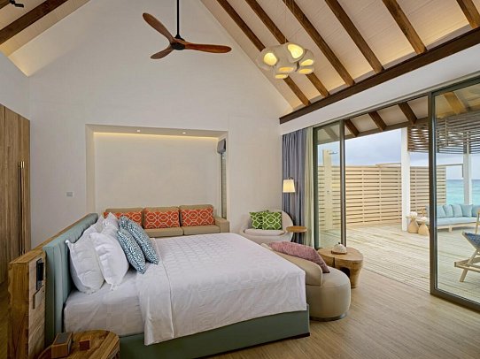 Meyyafushi Maldives - Wohnbeispiel Water Pool Villa (Zimmercodierungen VX2 & VV3)