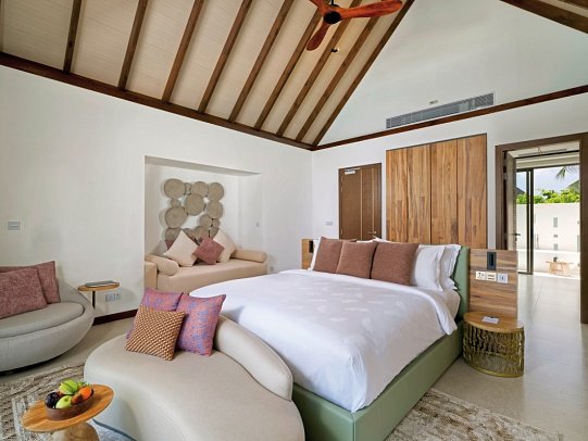 Meyyafushi Maldives - Wohnbeispiel Beach Pool Suite (Zimmercodierungen VB2 & VV4)