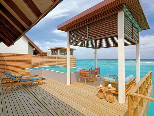 Meyyafushi Maldives - Wohnbeispiel Two Bedroom Semi Ocean Pool Villa (Zimmercodierungen VX4 & VV6)