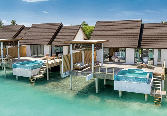Meyyafushi Maldives - Modellbild Semi Ocean Pool Villa (Zimmercodierungen VX1 & VV2)