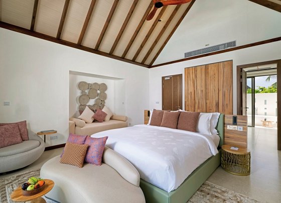 Meyyafushi Maldives - Wohnbeispiel Beach Pool Suite (Zimmercodierungen VB2 & VV4)