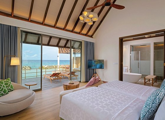 Meyyafushi Maldives - Wohnbeispiel Two Bedroom Semi Ocean Pool Villa (Zimmercodierungen VX4 & VV6)