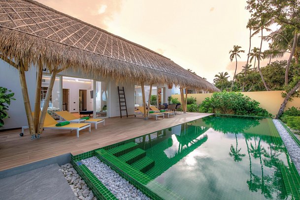 Emerald Maldives Resort & Spa - Wohnbeispiel Family Beach Villa with Pool (Zimmercodierung FB1)