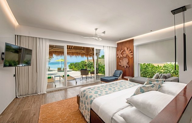 Emerald Maldives Resort & Spa - Wohnbeispiel Beach Villa (Zimmercodierung VB2)