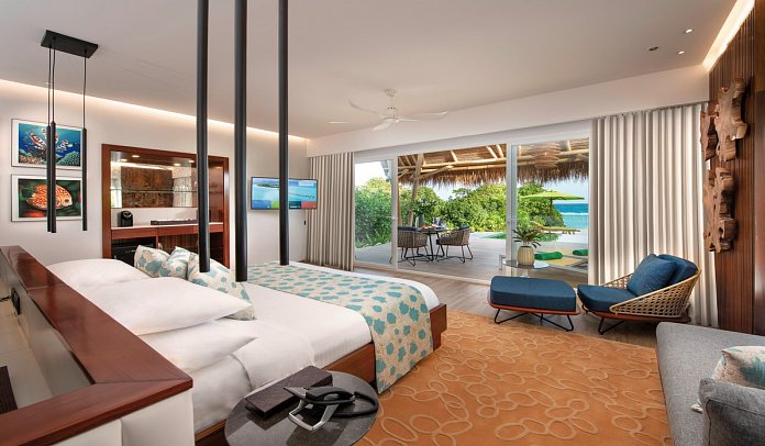Emerald Maldives Resort & Spa - Wohnbeispiel Beach Villa with Pool (Zimmercodierung VB4)