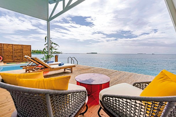 Oaga Art Resort Maldives - Wohnbeispiel Water Pool Villa Odi (Zimmercodierung VD1)